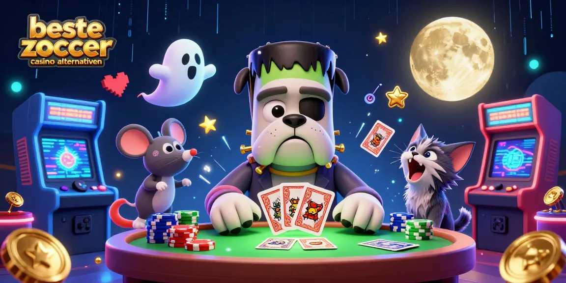Die besten Zoccer Casino Alternativen entdecke mit einem Frankenstein-Bulldog und einem Werwolf-Kätzchen.